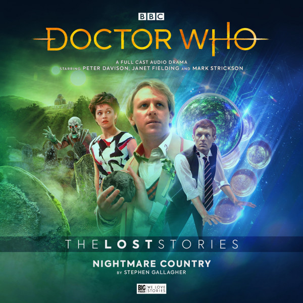 CD artwork for the Big Finish production of Doctor Who: Nightmare Country